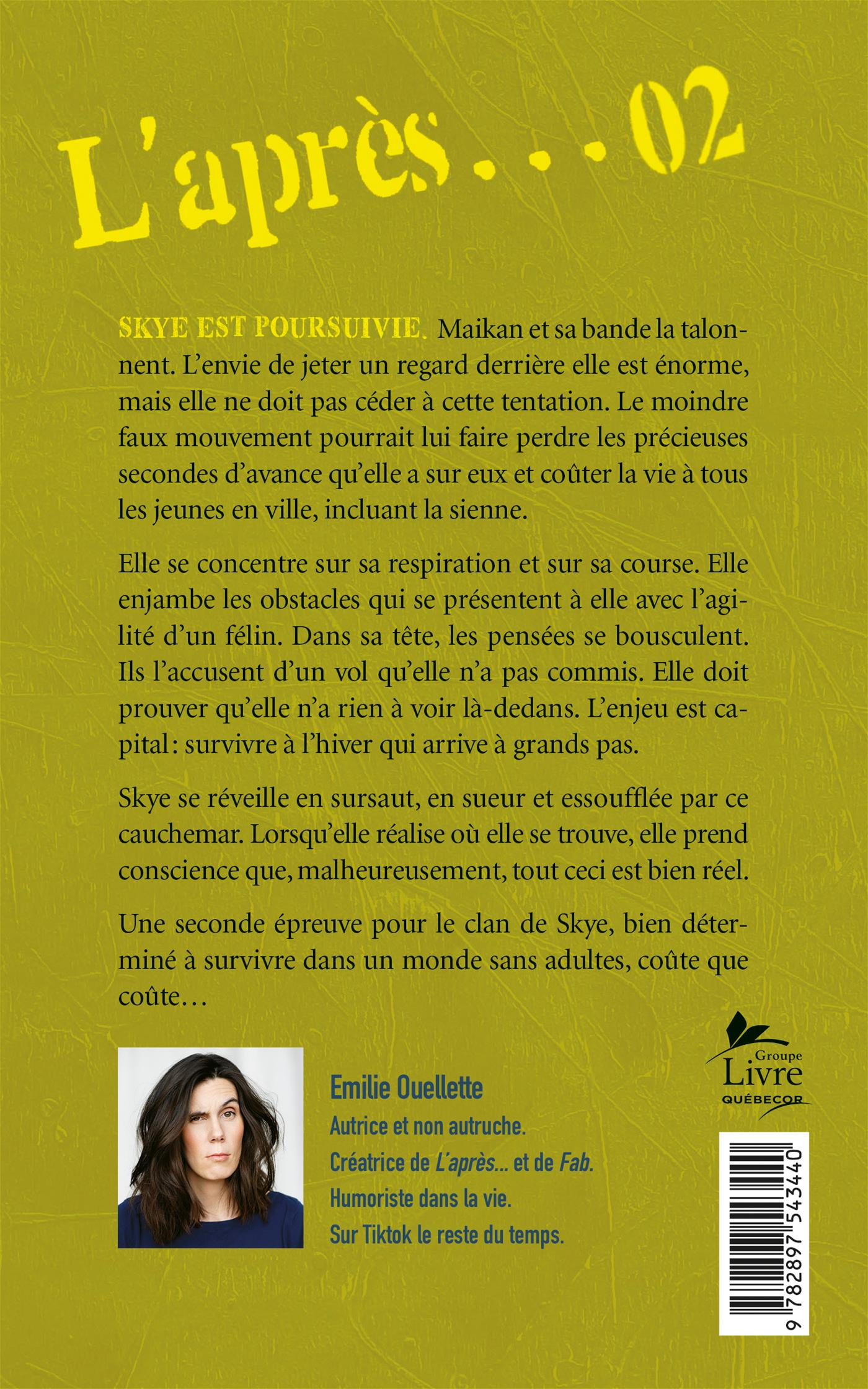 Couverture du livre de L'après... Tome 2 - papier format