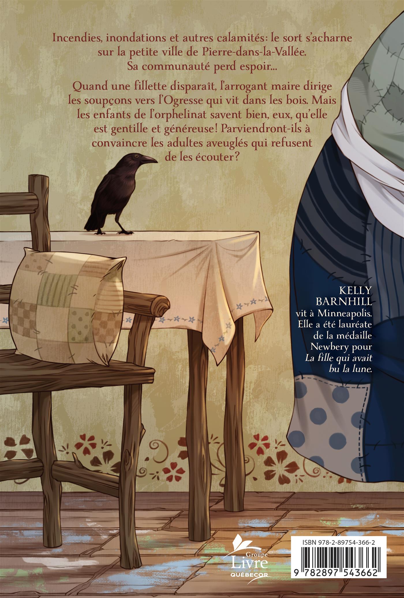 Couverture du livre de L'Ogresse et les orphelins - papier format