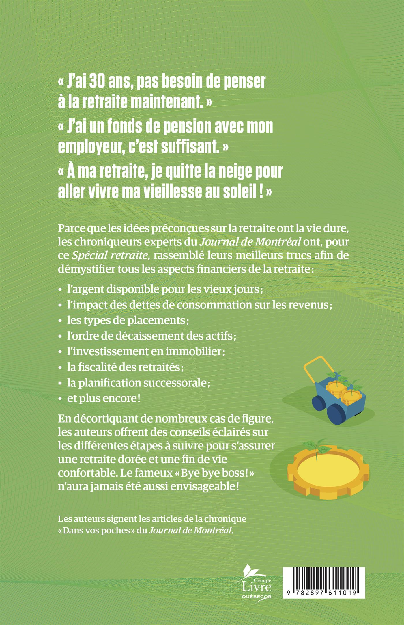 Couverture du livre de 99 trucs pour s'enrichir spécial retraite - papier format