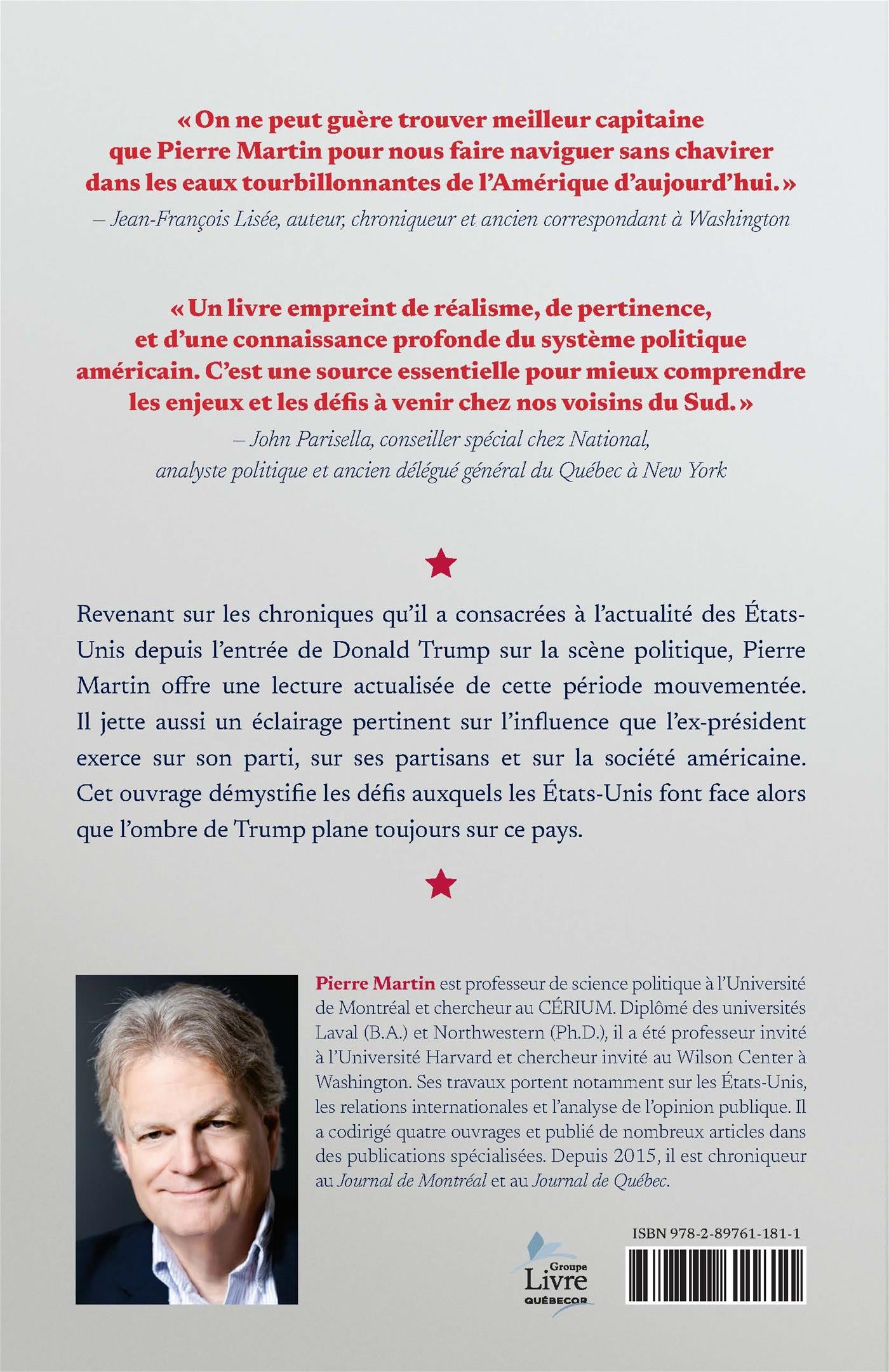 Couverture du livre de L'Amérique sous tension - papier format