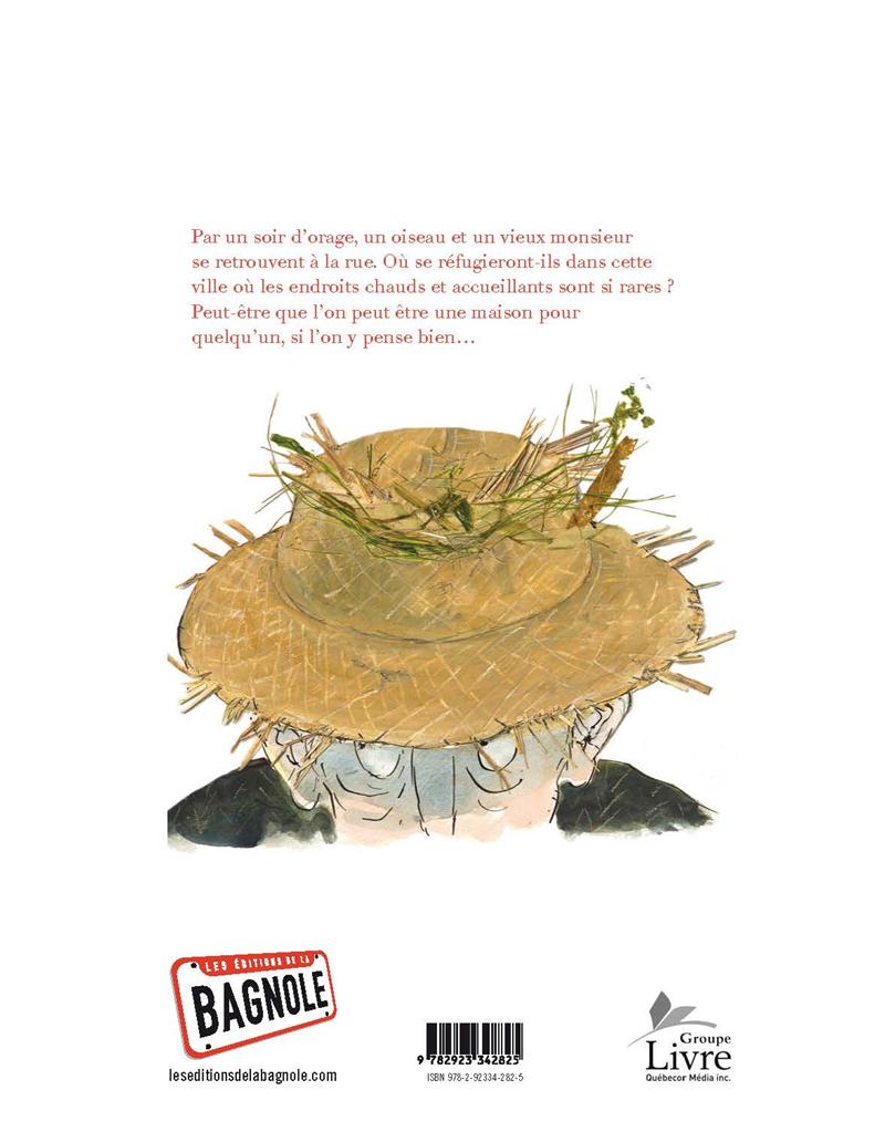 Couverture du livre de L'oiseau de monsieur Pigeon - papier format