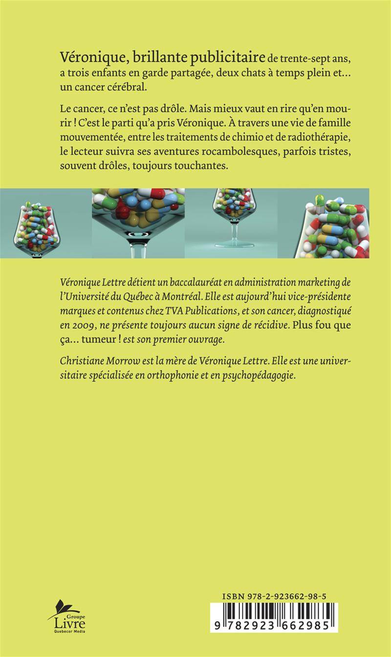 Couverture du livre de Plus fou que ça... tumeur! - papier format
