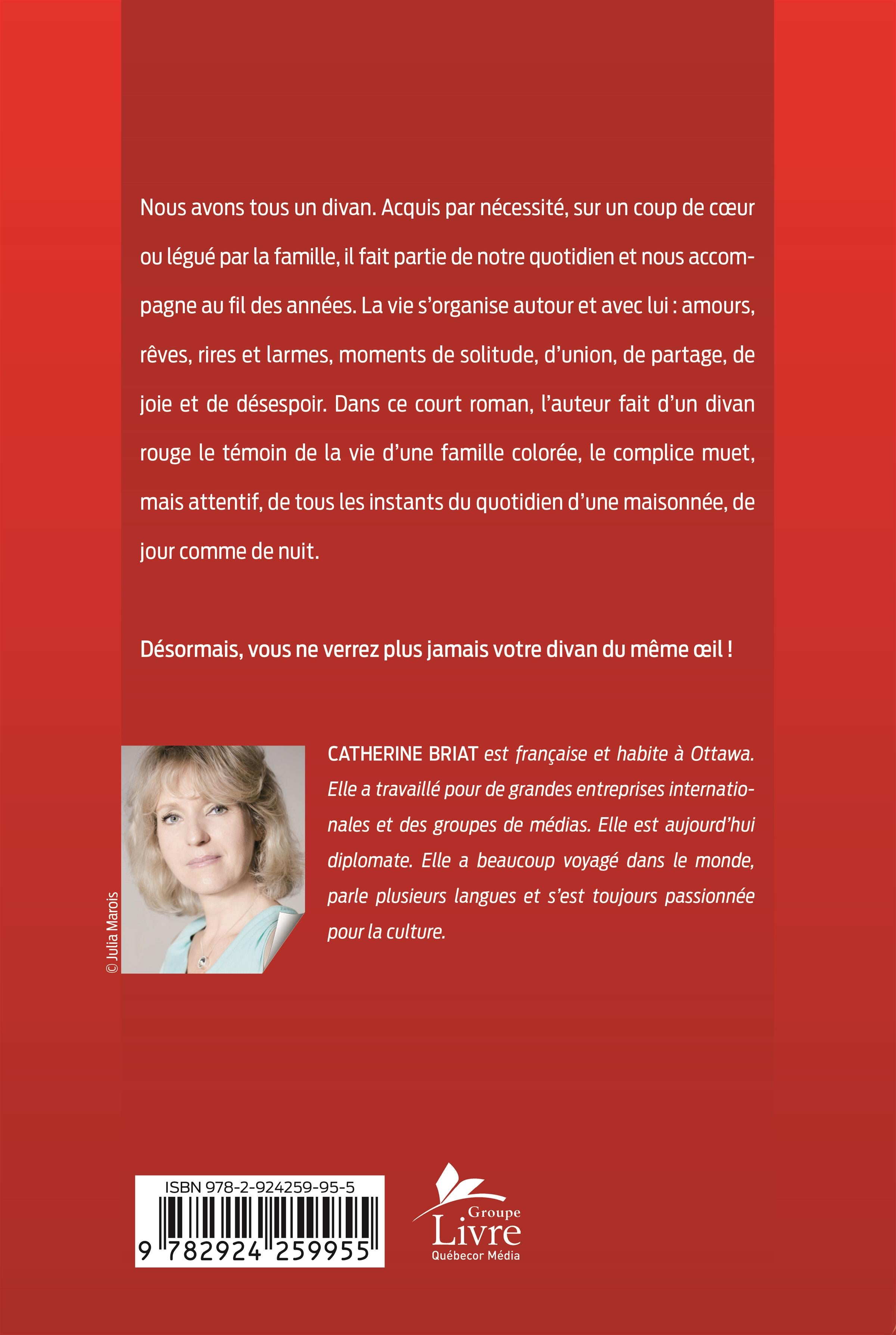 Couverture du livre de Le divan rouge - papier format